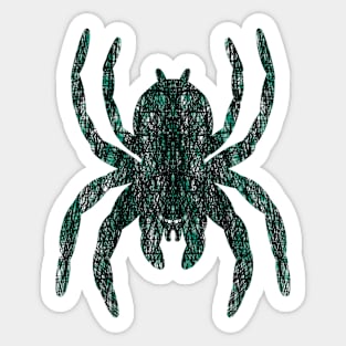 Cross Hatching Tarantula V9 Sticker